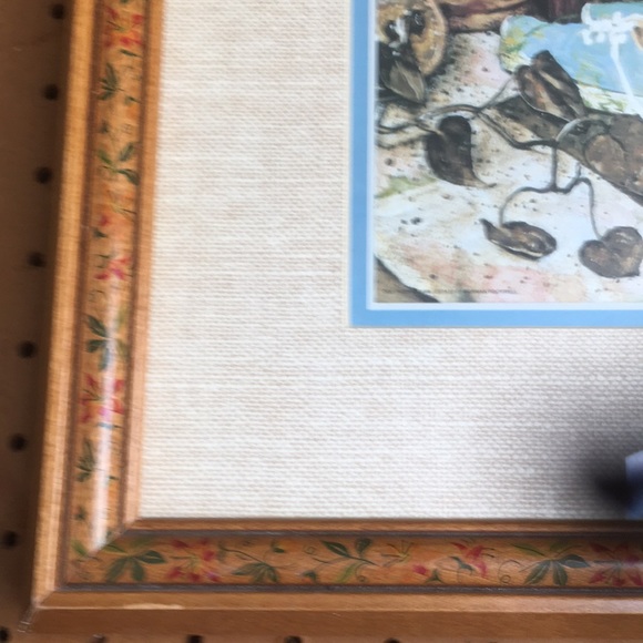 Norman Rockwell vintage Spring Flowers wall art - Picture 4 of 5